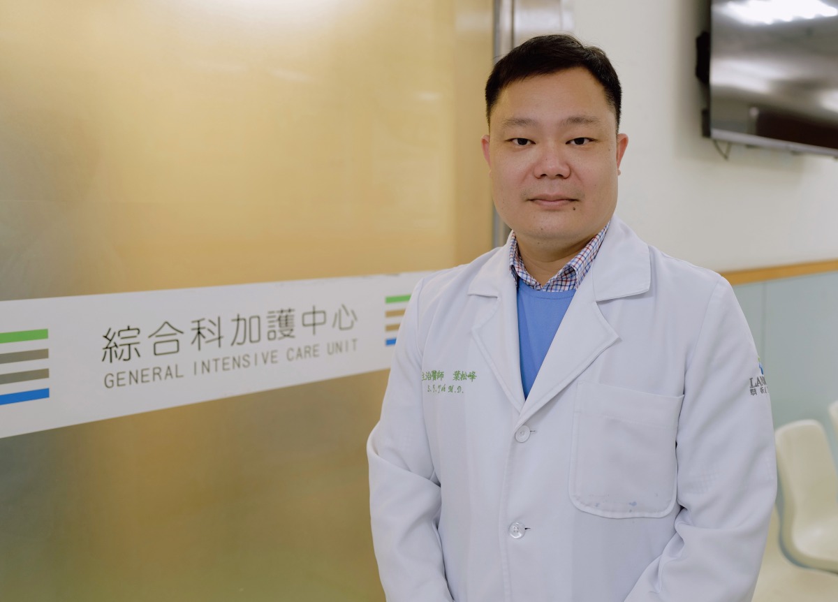 圖2　葉松峰醫師指出，運動期間若產生呼吸偏喘，同時伴有盜汗、胸悶的情況，必須立刻